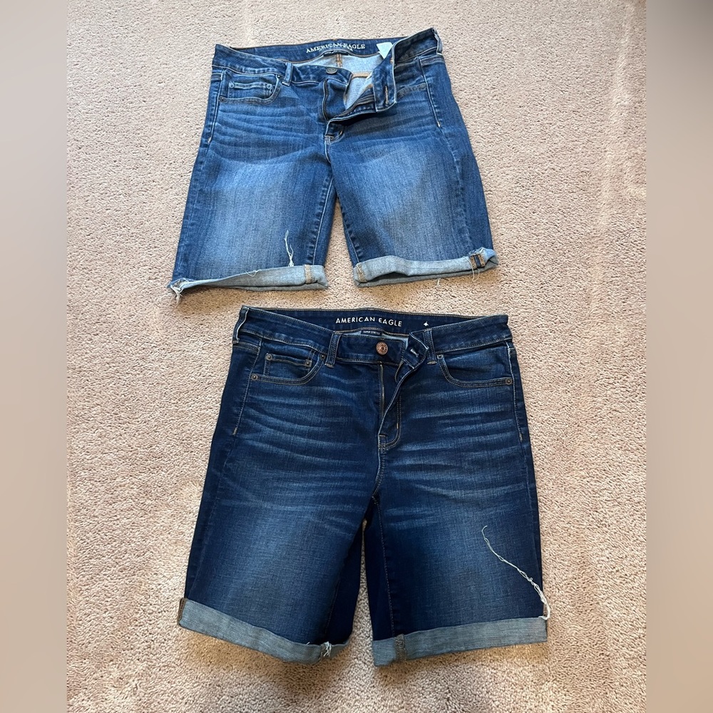 2 American Eagle Denim bermudas